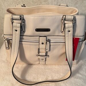 Rosetti Chic Cream Satchel Bag NWT